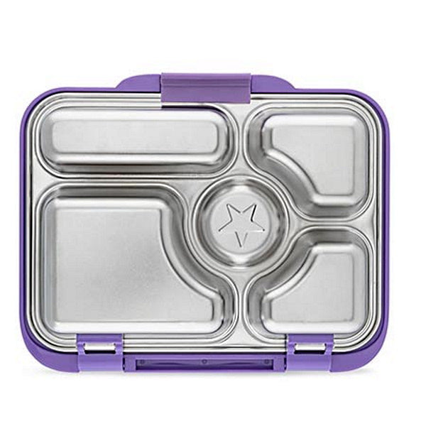 YUMBOX PRESTO stalowy lunchbox, 5 przegródek, Remy Lavender Yumbox Lunch Boxes & Totes | TwójLunchBox