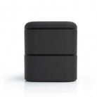 Monbento Original – dwupoziomowy lunchbox z miseczką. Szczelny, BPA free, do mikrofalówki i zmywarki. Stylowy francuski design, wzór: Onyx