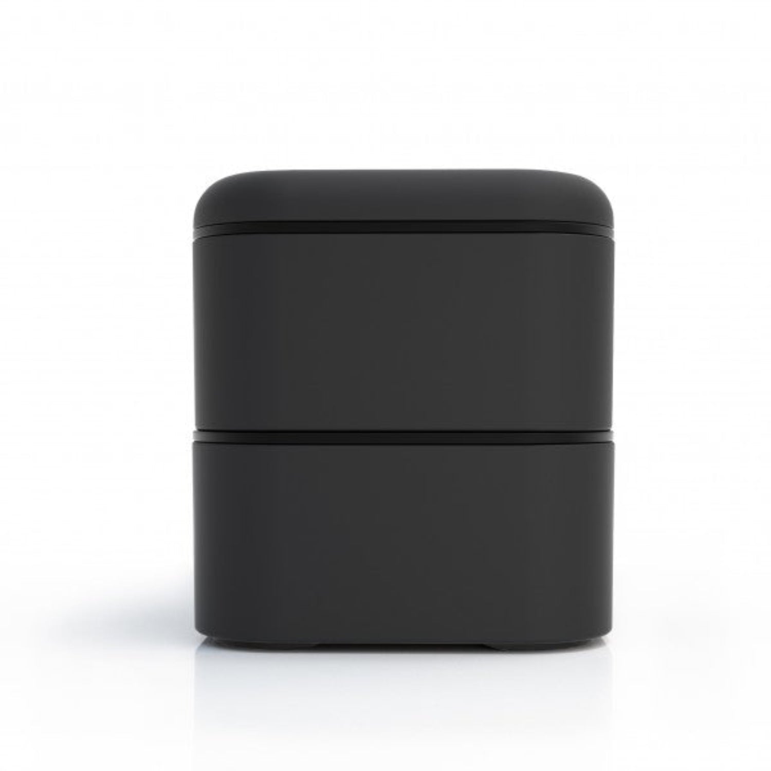 Monbento Original – dwupoziomowy lunchbox z miseczką. Szczelny, BPA free, do mikrofalówki i zmywarki. Stylowy francuski design, wzór: Onyx