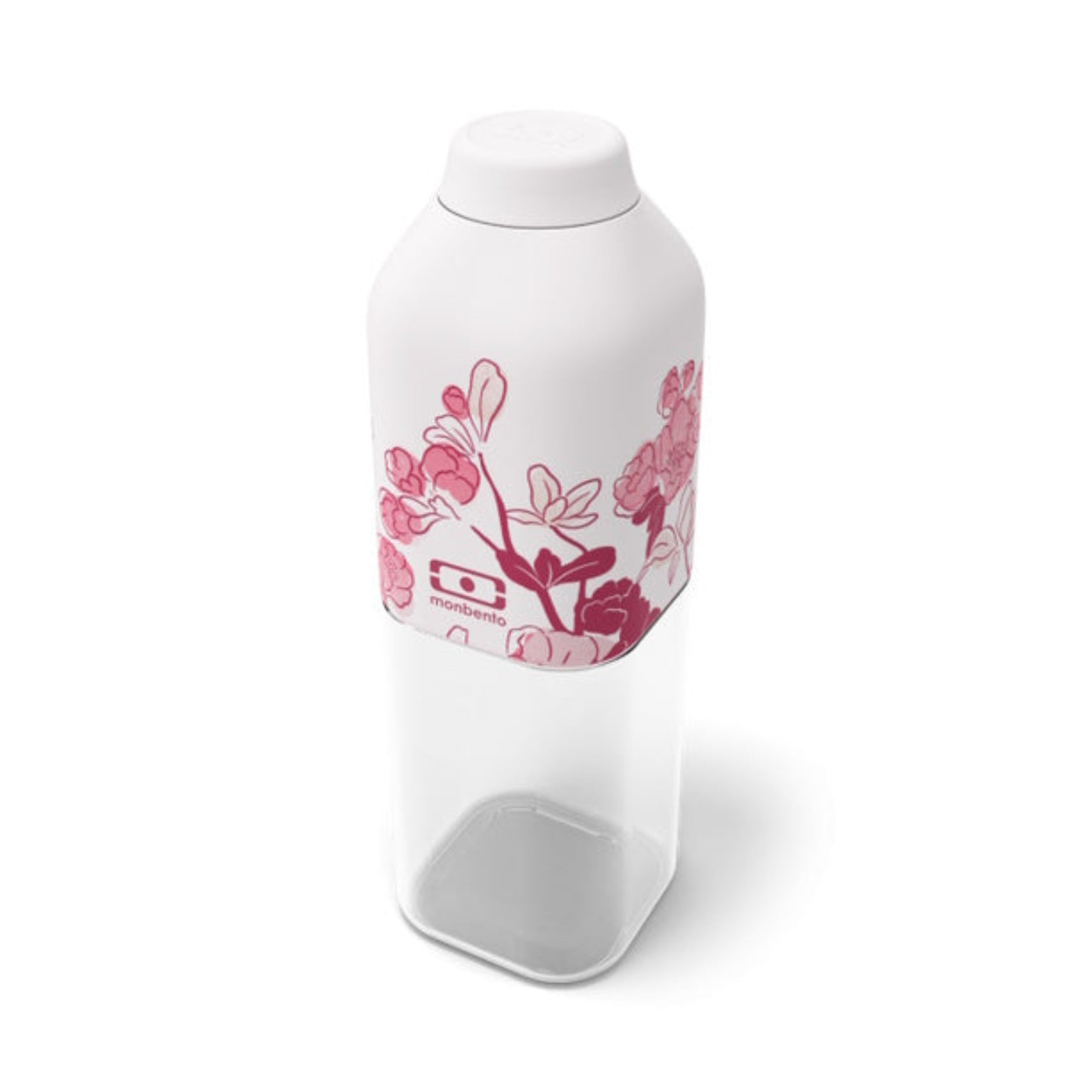 Monbento Positive M – ultralekka butelka 500 ml z tritanu. Trwała, kompaktowa, bez BPA, idealna do torby czy plecaka, wzór: magnolia
