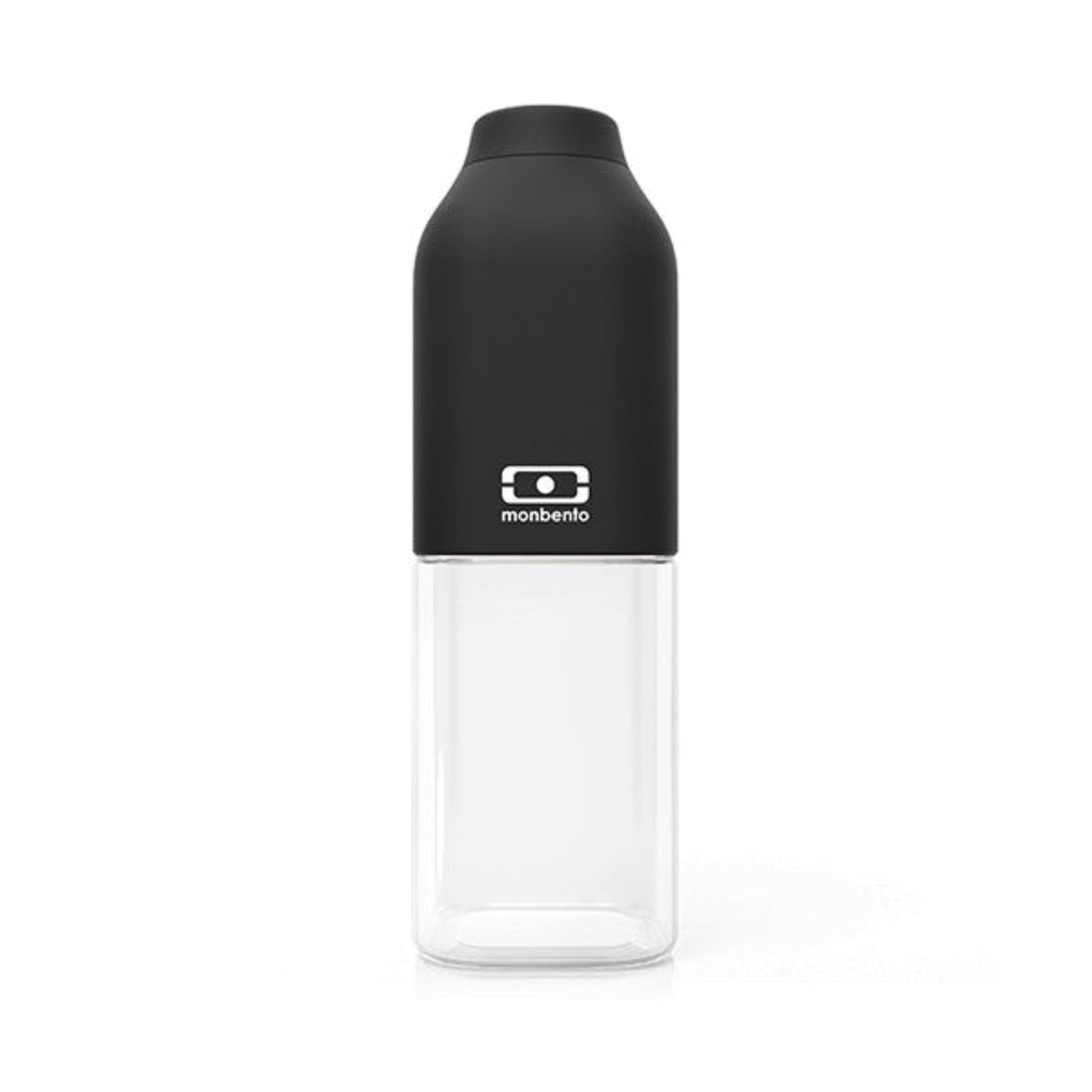 Monbento Positive M – ultralekka butelka 500 ml z tritanu. Trwała, kompaktowa, bez BPA, idealna do torby czy plecaka, wzór: onyx