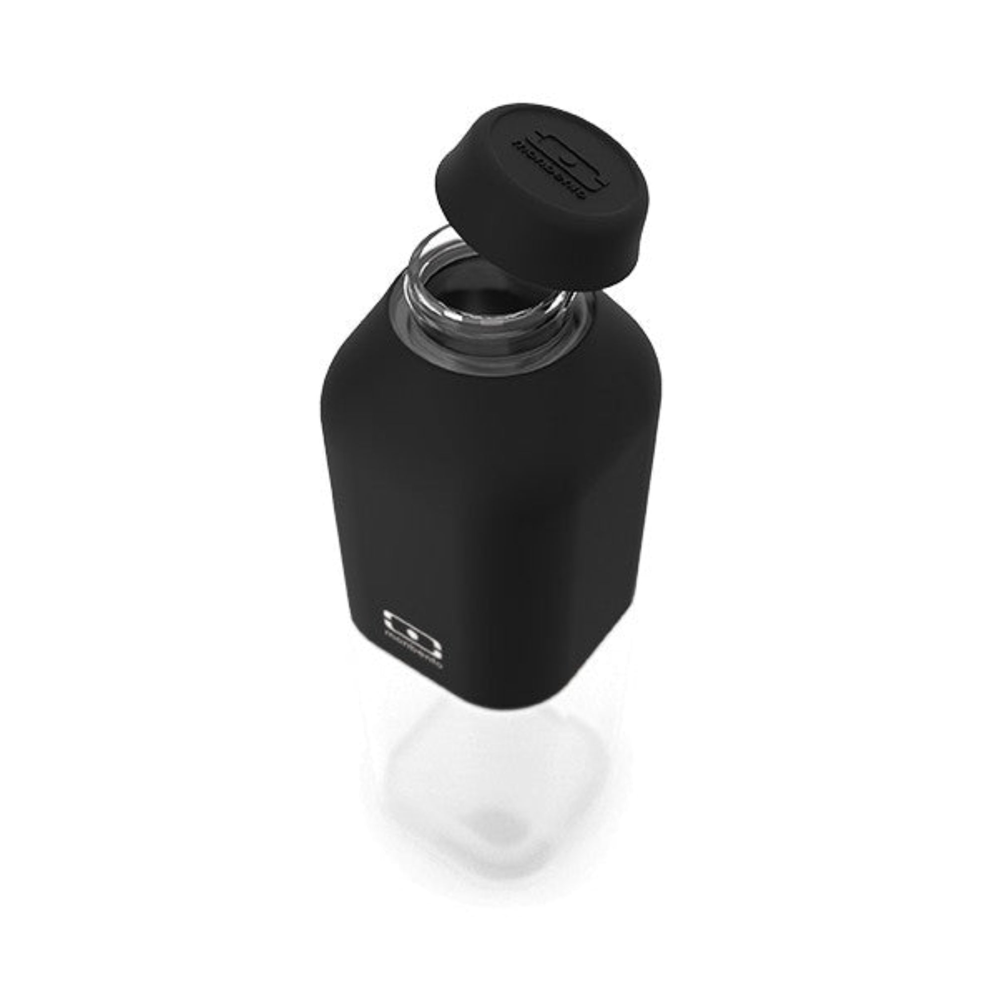 Monbento Positive M – ultralekka butelka 500 ml z tritanu. Trwała, kompaktowa, bez BPA, idealna do torby czy plecaka, wzór: onyx