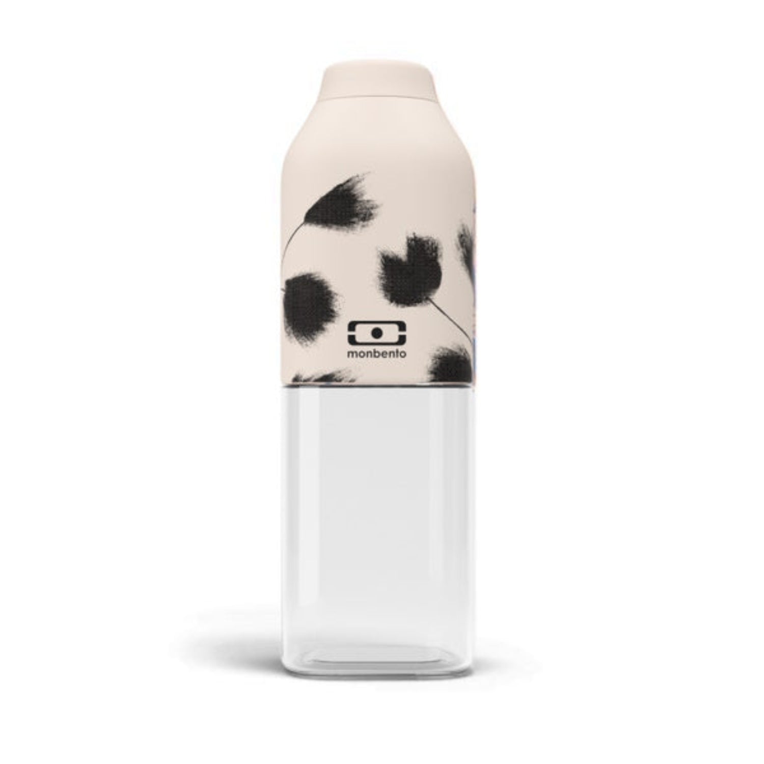 Monbento Positive M – ultralekka butelka 500 ml z tritanu. Trwała, kompaktowa, bez BPA, idealna do torby czy plecaka, wzór: plume