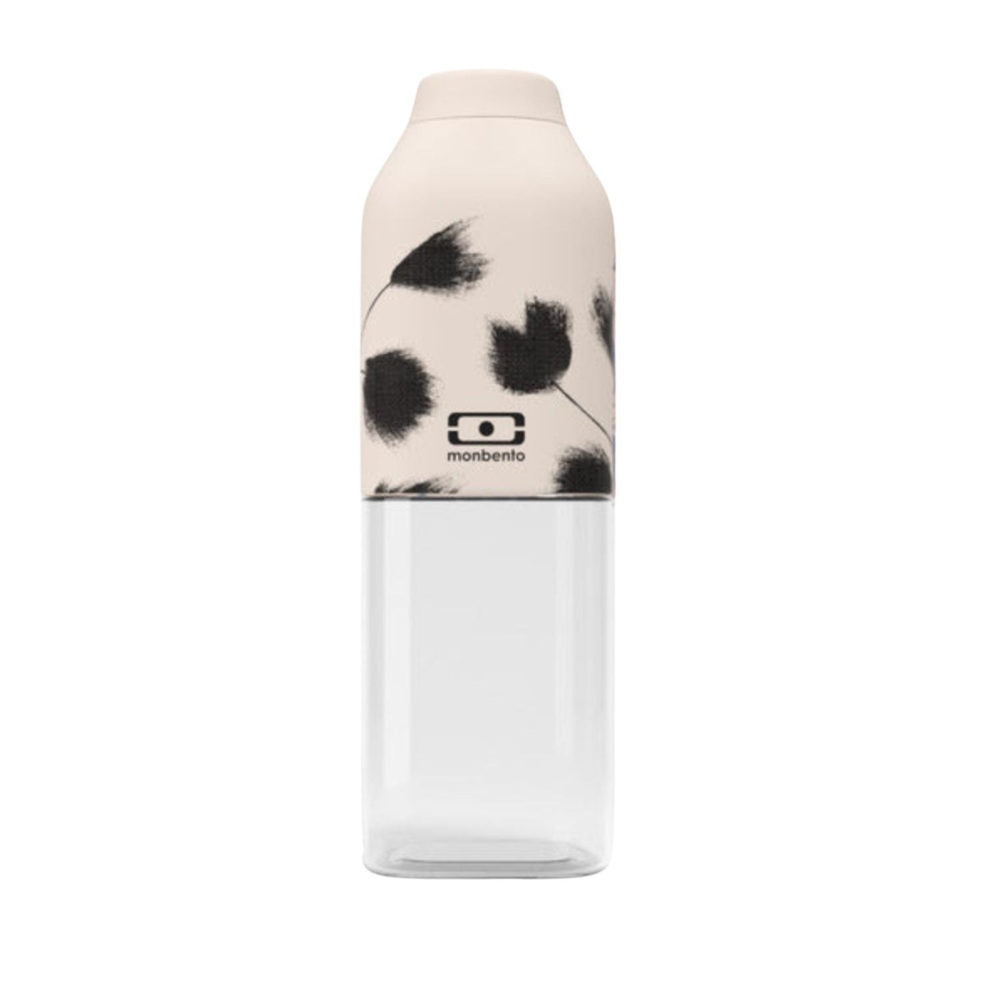 Monbento Positive M – ultralekka butelka 500 ml z tritanu. Trwała, kompaktowa, bez BPA, idealna do torby czy plecaka, wzór: plume