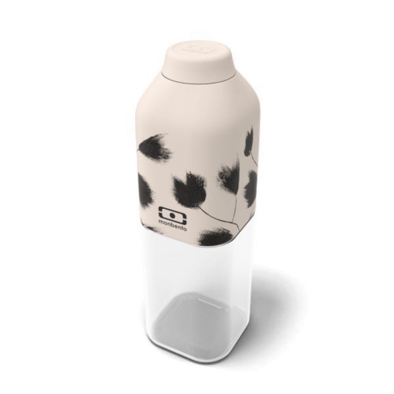 Monbento Positive M – ultralekka butelka 500 ml z tritanu. Trwała, kompaktowa, bez BPA, idealna do torby czy plecaka, wzór: plume