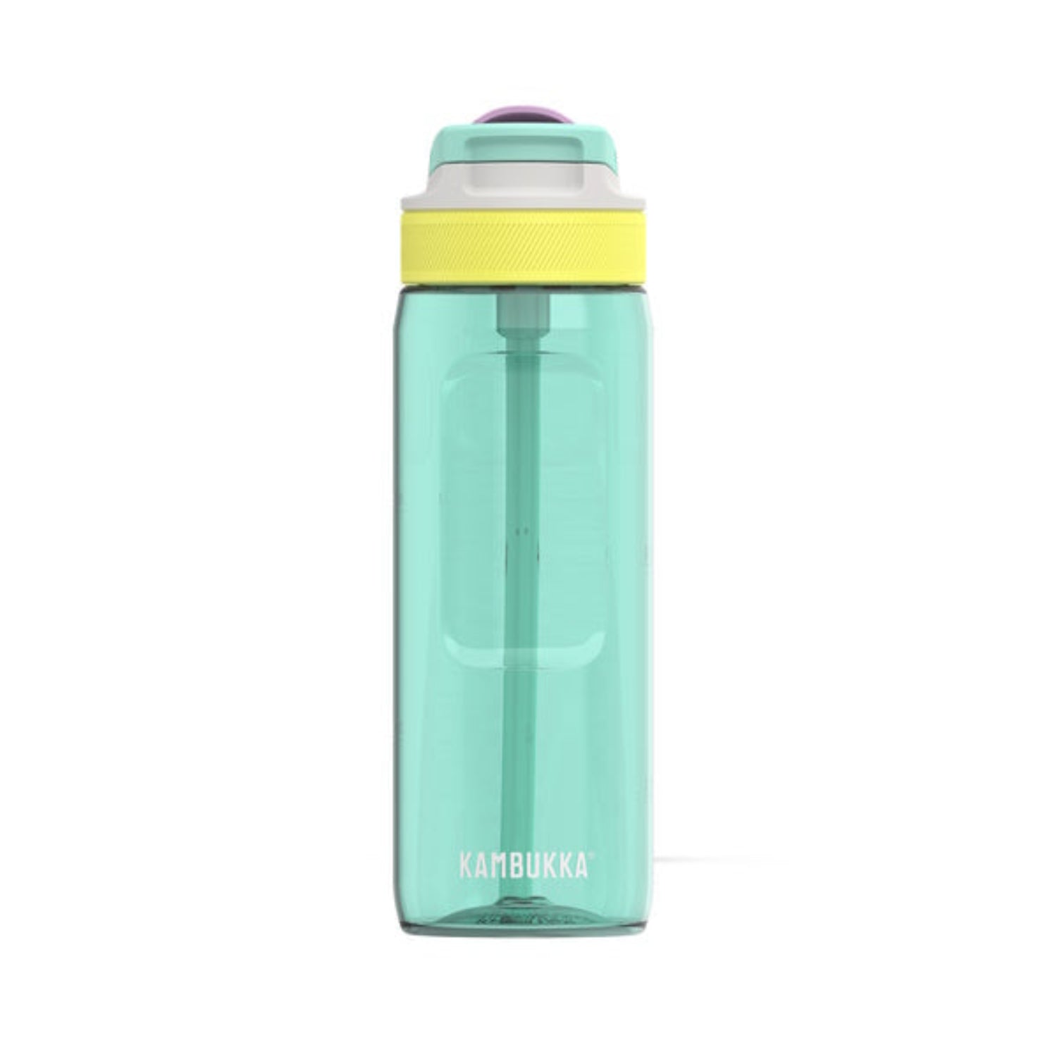 Bidon ze słomką Kambukka Lagoon 750 ml Candy Dance – tritan, słomka do ostatniej kropli, schowany ustnik, lekka, szczelna, bez BPA, idealna na rower i siłownię, kolor: turkusowy