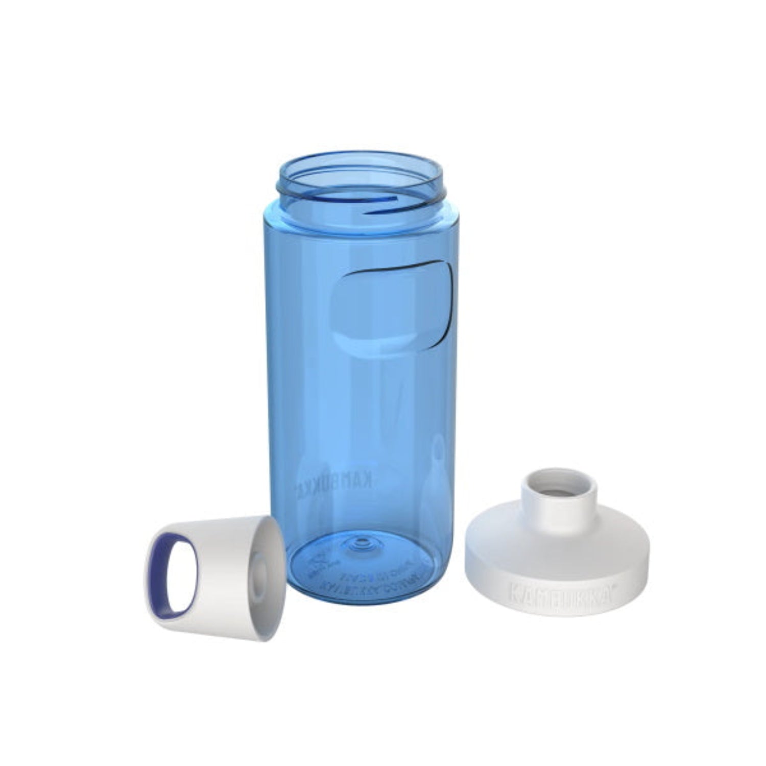 Kambukka Reno Saphire 500 ml – lekka butelka tritanowa, 100% szczelna, szeroki wlew, uchwyt pętelka, bez BPA, odporna na zapachy i promienie UV, kolor: niebieski