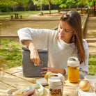 Ekologiczna torba lunchowa Lékué To Go Organic – pojemna, lekka i termoizolacyjna. Idealna na świeży lunch w pracy, szkole i podróży