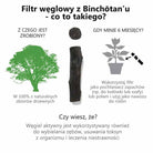 BLACK+BLUM EAU GOOD uniwersalny węglowy wkład filtrujący ze stelażem Black+Blum Water Bottles | TwójLunchBox