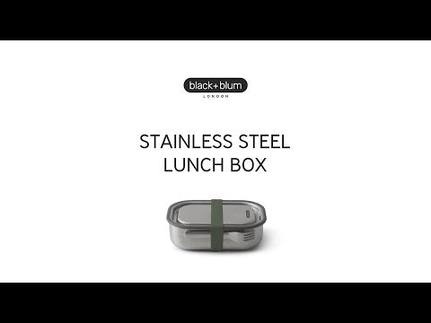 black blum sniadaniowka lunchbox stalowy