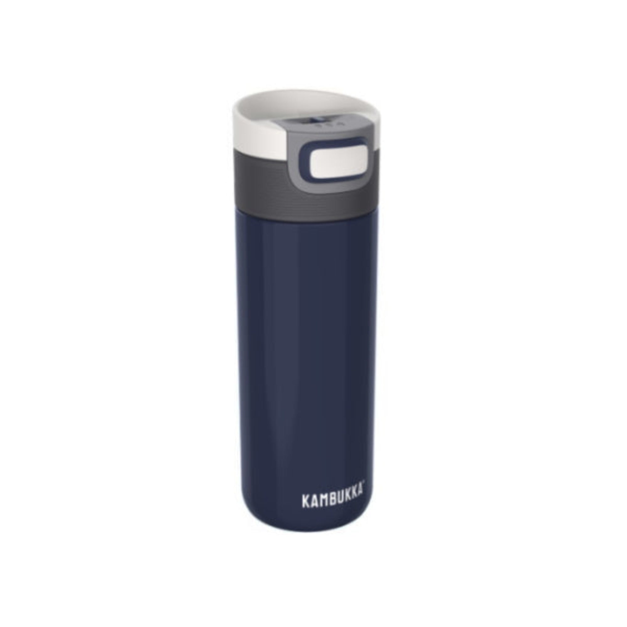 Kambukka Etna Denim Blue 500 ml – stalowy kubek termiczny, nakrętka 3w1, szczelny i stylowy, utrzymuje ciepło do 9h