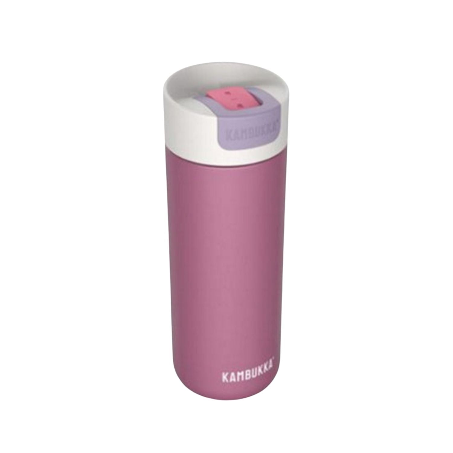 Kambukka Olympus Aurora Pink 500 ml – szczelny różowy kubek termiczny z silikonową podstawą i izolacją 11h/20h
