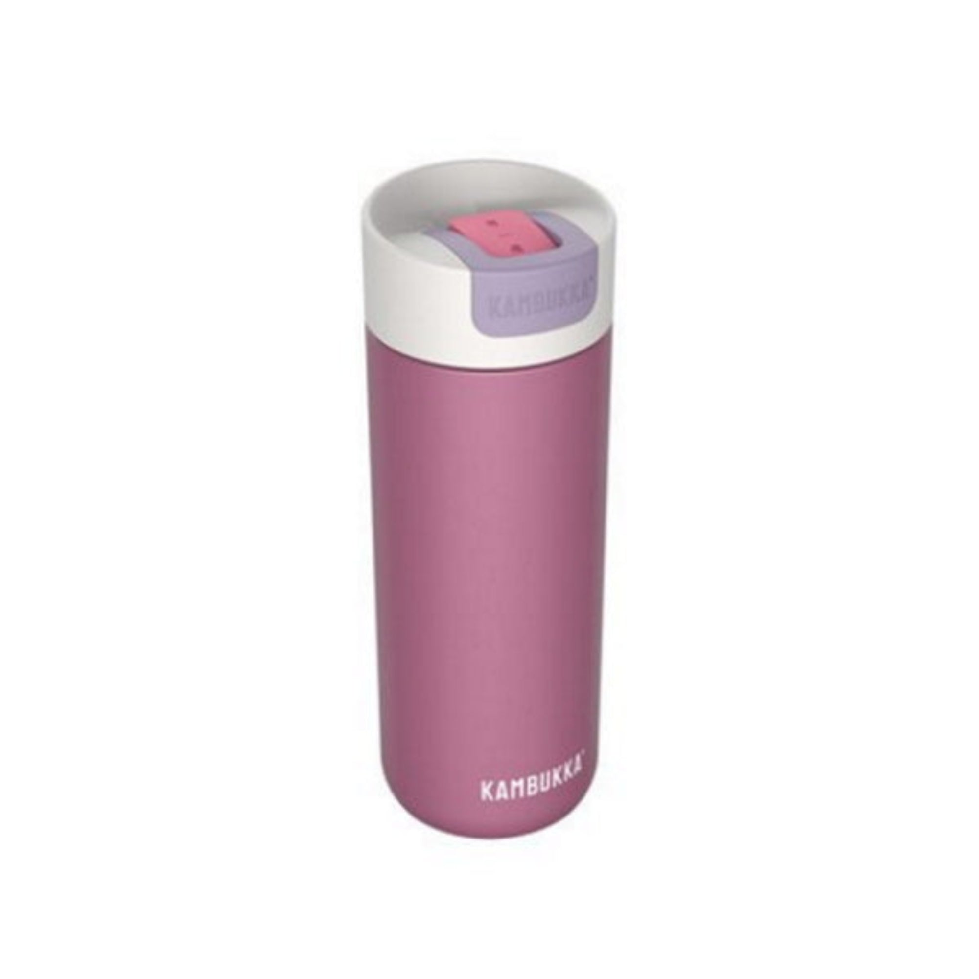Kambukka Olympus Aurora Pink 500 ml – szczelny różowy kubek termiczny z silikonową podstawą i izolacją 11h/20h
