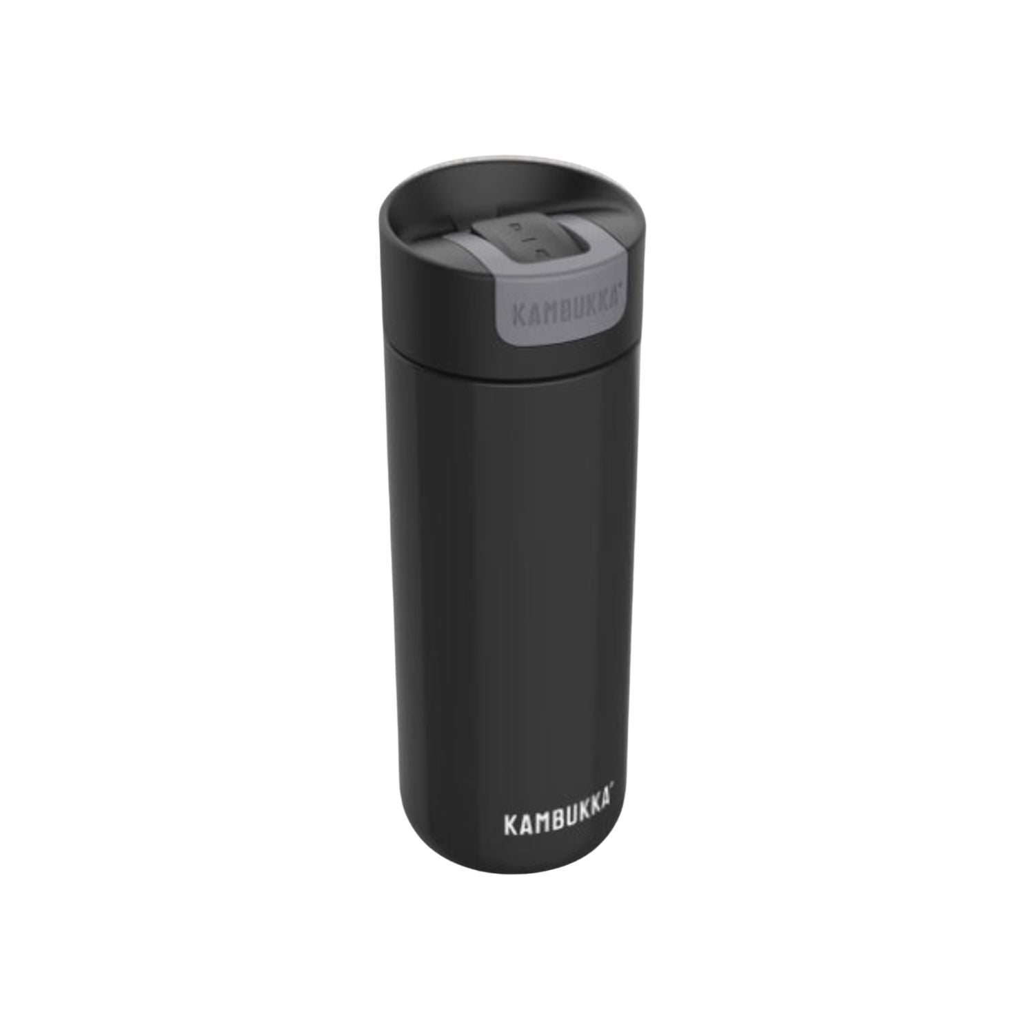 Kambukka Olympus Matte Black 500 ml – szczelny czarny kubek termiczny z silikonową podstawą i izolacją 11h/20h
