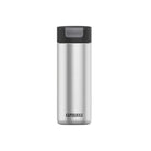 Kambukka Olympus Stainless Steel 500 ml – szczelny srebrny kubek termiczny z silikonową podstawą i izolacją 11h/20h