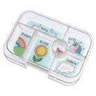 Yumbox Original Power Pink– lunchbox z 6 przegródkami, bezpieczny i idealny na różnorodne i szczelnie zapakowane posiłki, kolor: różowy