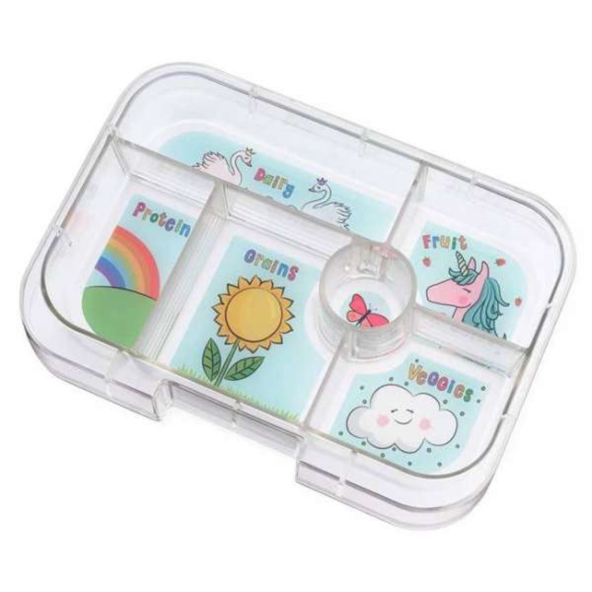 Yumbox Original Power Pink– lunchbox z 6 przegródkami, bezpieczny i idealny na różnorodne i szczelnie zapakowane posiłki, kolor: różowy
