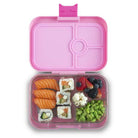 Yumbox Panino śniadaniówka dla dzieci Power Pink/Rainbow– 4 przegródki, szczelna pokrywka, idealny lunchbox do szkoły i przedszkola, kolor: różowy