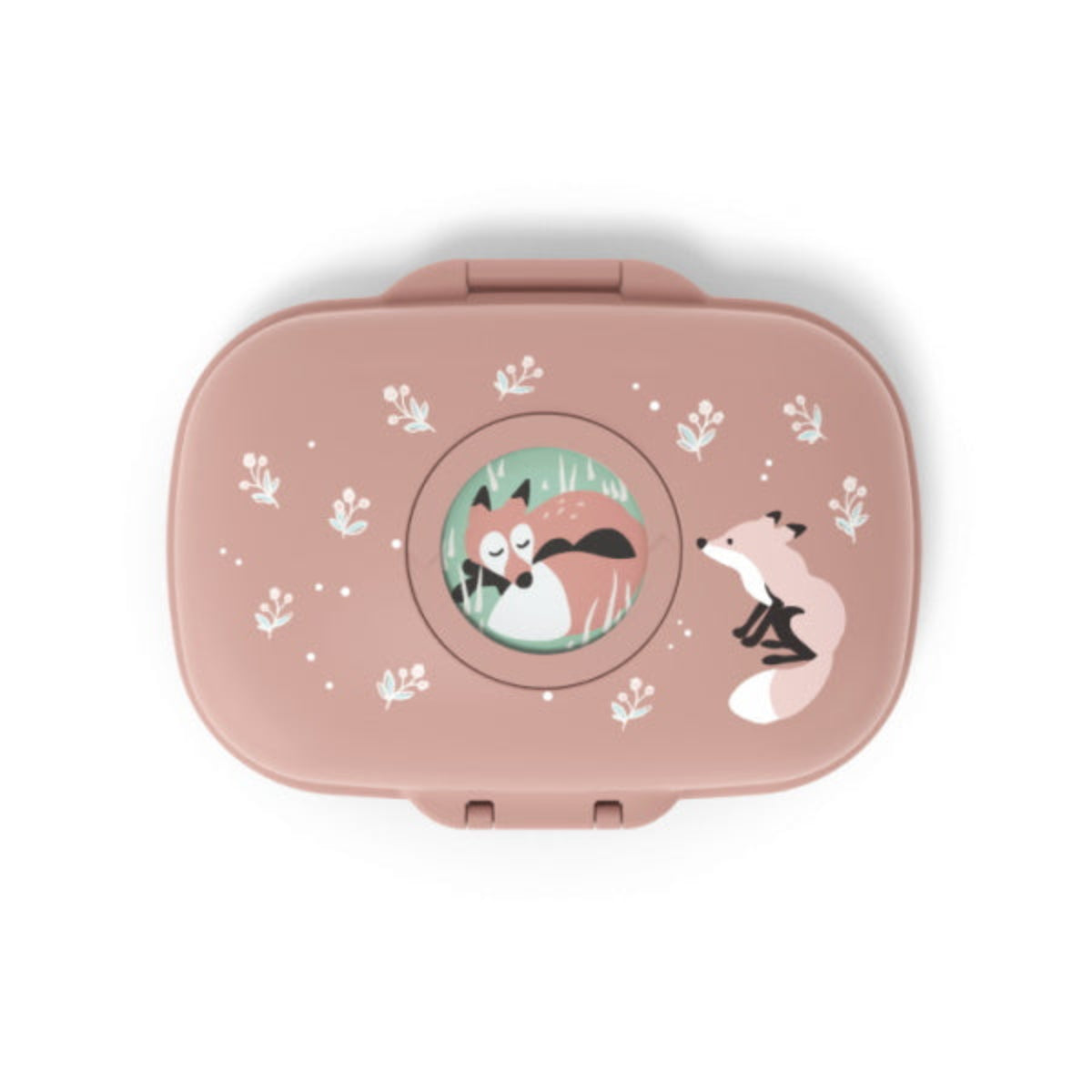 Monbento Gram Fox – kompaktowy lunchbox dla dzieci. Lekki, szczelny i bez BPA. Idealny na kanapki, owoce i przekąski do szkoły i na wycieczkę, wzór: lis