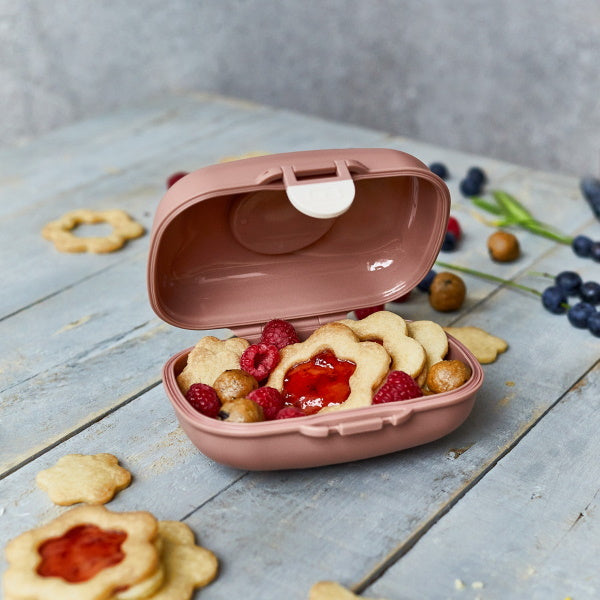 Monbento Gram Fox – kompaktowy lunchbox dla dzieci. Lekki, szczelny i bez BPA. Idealny na kanapki, owoce i przekąski do szkoły i na wycieczkę, wzór: lis