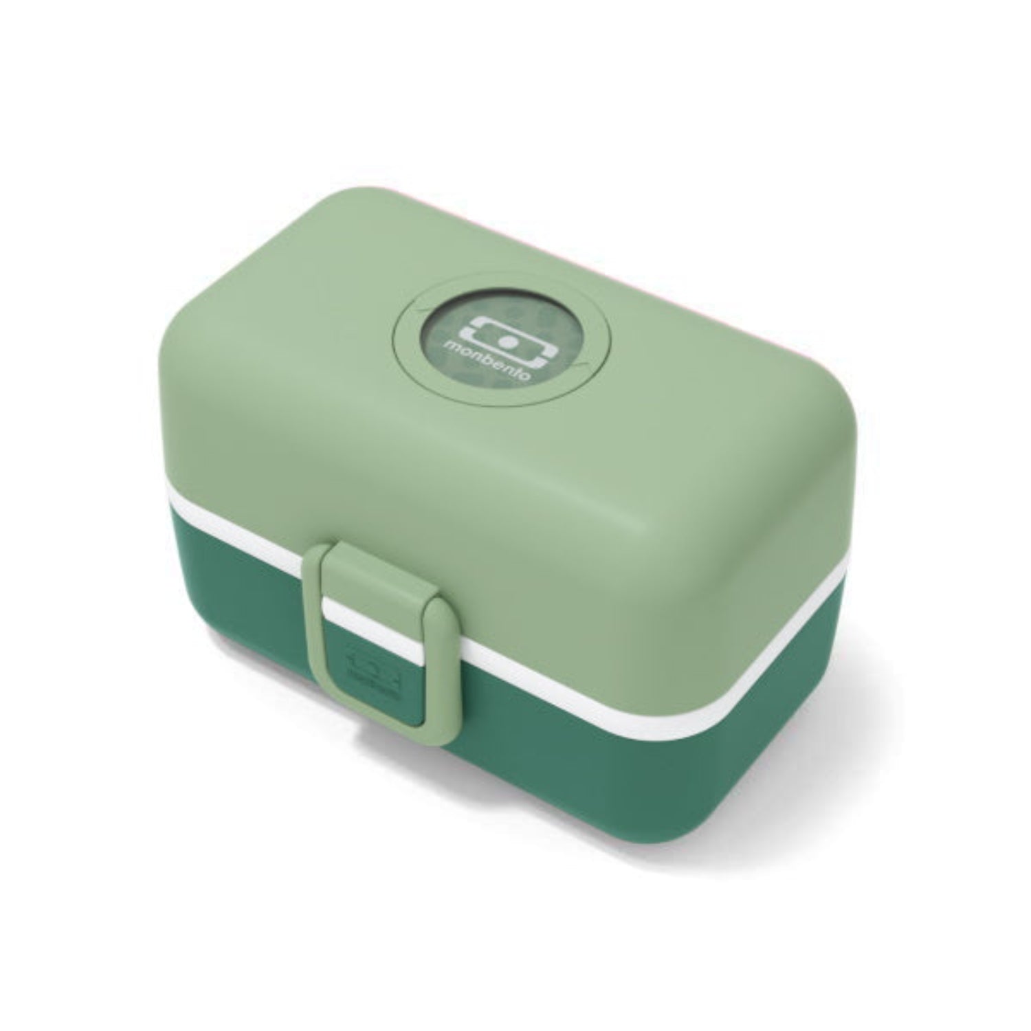Monbento Tresor Forest – lunchbox dla dzieci z 3 pojemnikami. Lekki, szczelny i łatwy w otwieraniu. Idealny do szkoły, na wycieczkę i piknik, kolor: zielony