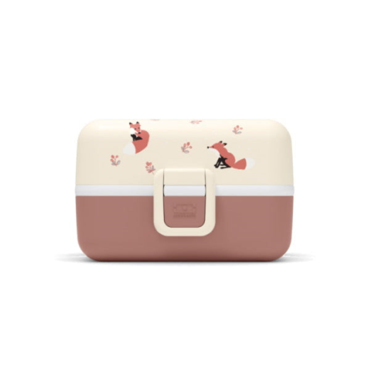 Monbento Tresor Fox – lunchbox dla dzieci z 3 pojemnikami. Lekki, szczelny i łatwy w otwieraniu. Idealny do szkoły, na wycieczkę i piknik, wzór: lis