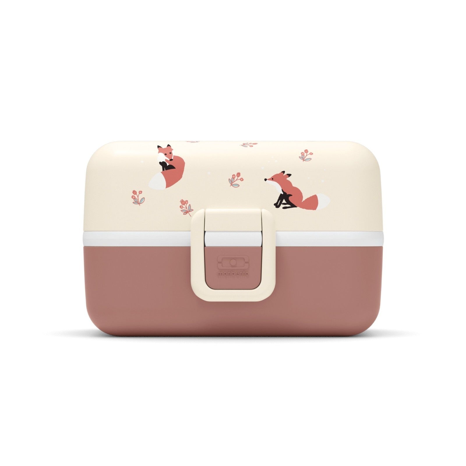 Różowy lunchbox dla dzieci z liskiem Monbento Tresor 0,8 litra Fox