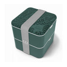 Monbento Square Jungle – francuski lunchbox 1,7 l z dwoma pojemnikami i separatorem. Szczelny, trwały i bez BPA. Idealny do pracy, szkoły i podróży, kolor: zielony