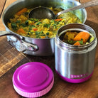 Termos obiadowy Yumbox Zuppa 415 ml – potrójna izolacja, utrzymuje ciepło do 8 godzin, kolor: ciemnoróżowy