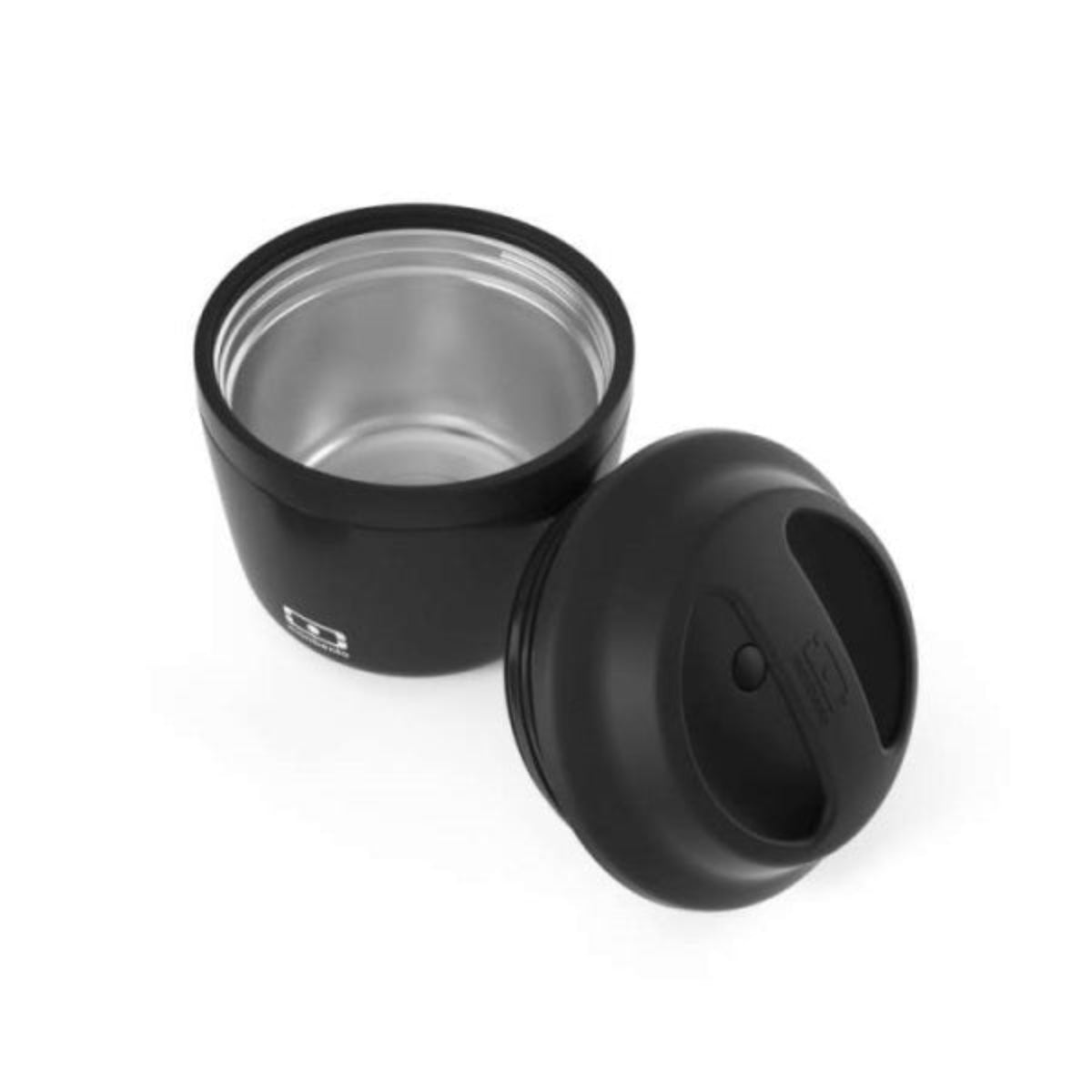 Monbento Element Onyx – termos obiadowy 550 ml. Utrzymuje ciepło do 10 h, 100% szczelny, stal nierdzewna 316. Idealny na zupy i obiady w podróży, kolor: czarny