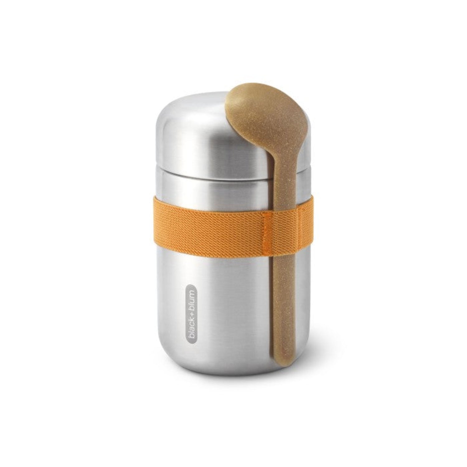 Black+Blum Flask Food 400 ml – pomarańczowy termos obiadowy ze stali nierdzewnej, szczelny, elegancki i trwały. Ciepło do 6h, zimno do 8h