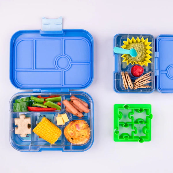 Wykrawacze do kanapek Lunch Punch – ekologiczne, 100% recykling, idealne na szkolne śniadania i pikniki, wzór: puzle